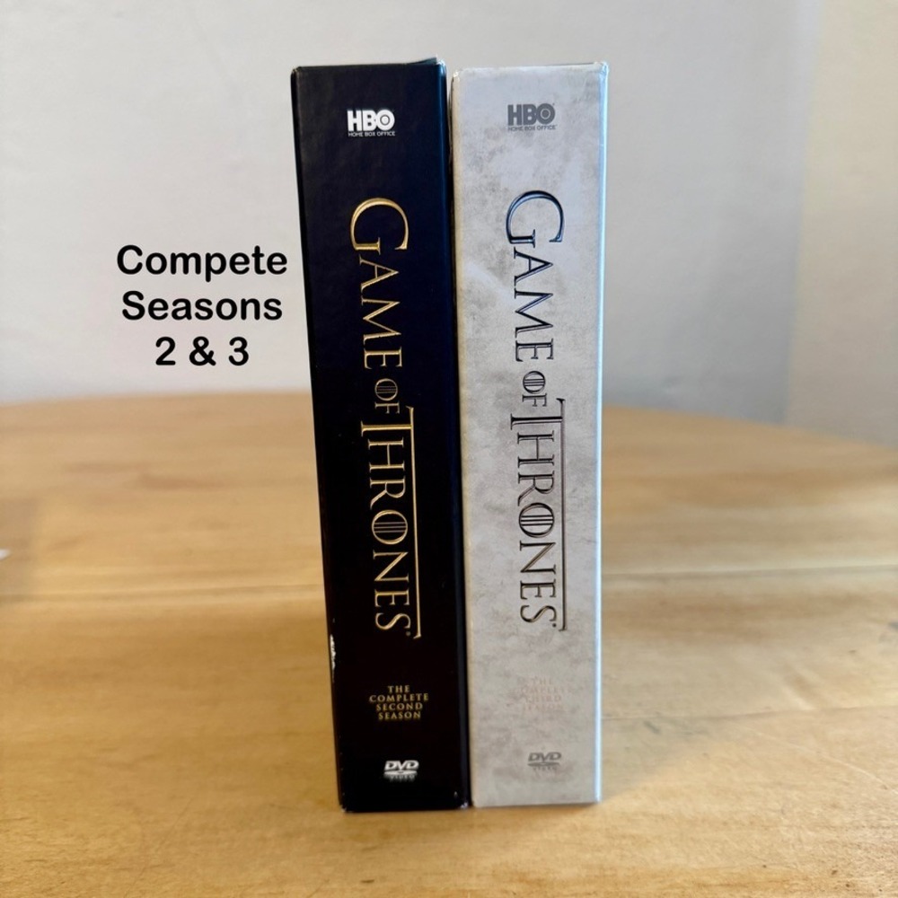 Game of Thrones – Complete Seasons 2 & 3 DVD Box Sets‎ (HBO) – Widescreen